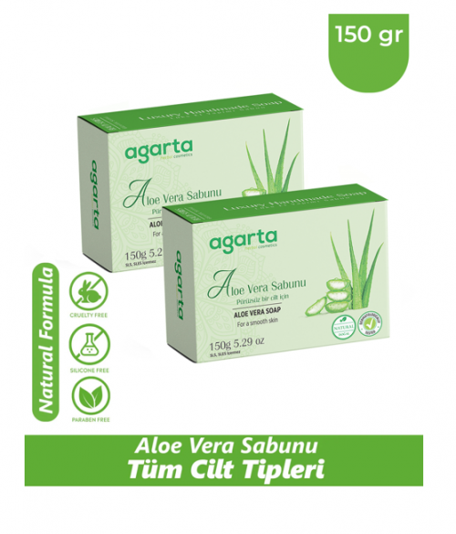 AGARTA 150 ML NATURAL HAND MADE ALOVERA SOAP*6