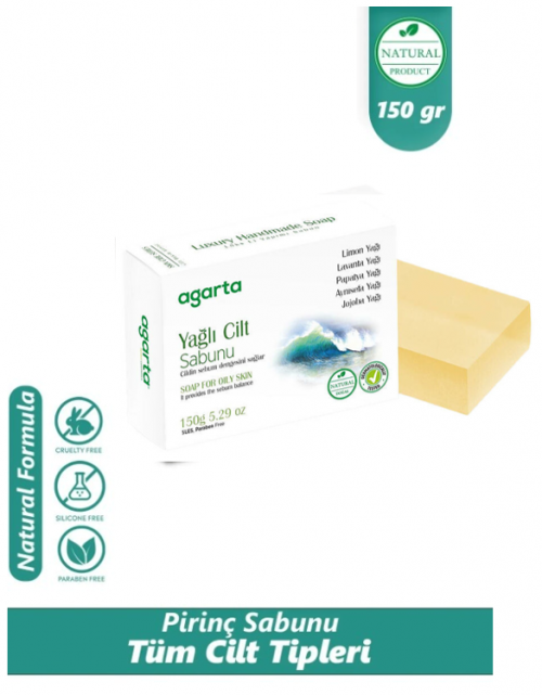 AGARTA 150 ML DERMO OILY SKIN SOAP*6