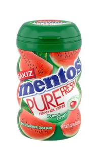 MENTOS 90 GR PURE FRESH KARPUZ ŞİŞE*6