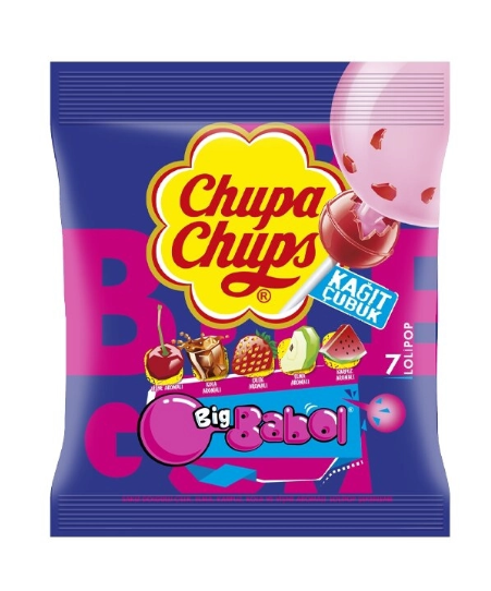 CHUPA CHUPS 84 GR GUM FILLED LOLLIPOP BAG * 12