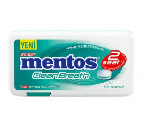 MENTOS 21 GR INTENSIVE MINT FLAVOR TABLET CANDY PLS.*12