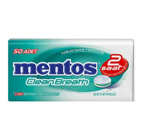 MENTOS 35 GR INTENSIVE MINT FLAVOR TABLET CANDY PLS.*12