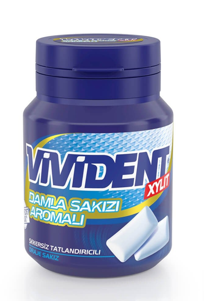 VIVIDENT 67 GR BOTTLE WITH GUM DROP BOTTLE*12