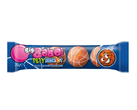 BIG BABOL 20 GRAM FLOWPACK LIQUID FILLED COLA & LEMON*28