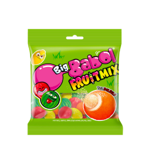 BIG BABOL 80 GR POWDER FILLED MIXED FRUIT BAG * 15