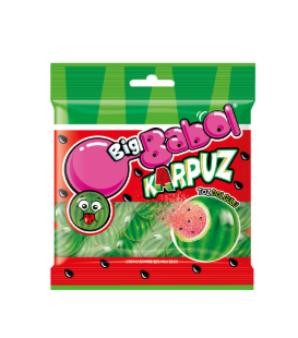BIG BABOL 80 GR POWDER FILLED WATERMELON FLAVOR PACK*15