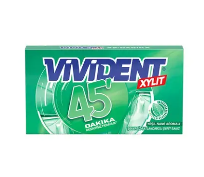 VIVIDENT 26 GR WALLET 45 MINUTE GREEN MINT*18