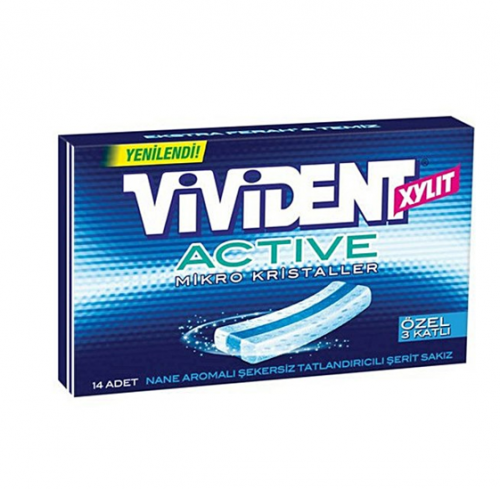 VIVIDENT 33 GR WALLET ACTIVE MINT*18