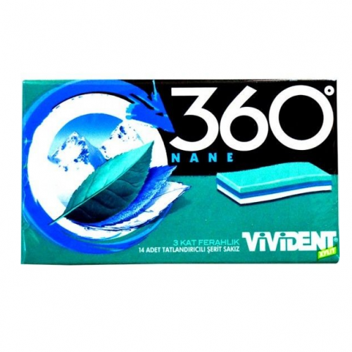 VIVIDENT 33 GR WALLET 360 MINT*18