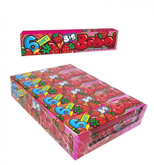 BIG BABOL 27 GR STICK STRAWBERRY FLAVOR *18