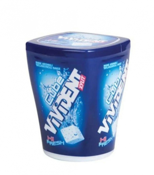 VIVIDENT 86 GR MEGA BOTTLE CUBE MINT BOTTLE * 10