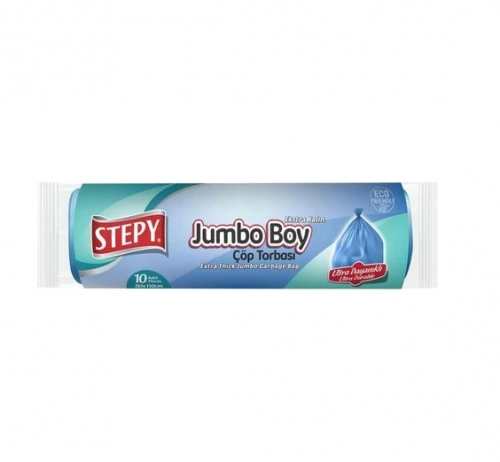 STEPY GARBAGE BAG PREMIUM EXTRA THICK JUMBO*20