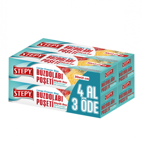 STEPY FREEZER BAG BUY 4 PAY 3 LARGE *12