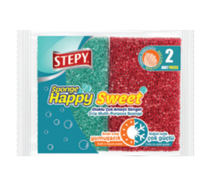 STEPY HAPPY SWEET SPONGE 2 PCS *24