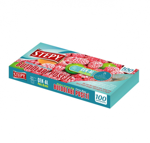 STEPY FREEZER BAG PRACTICAL PICK-UP 100 PCS * 48