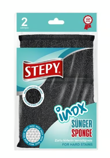 STEPY INOX SPONGE 2 PCS24