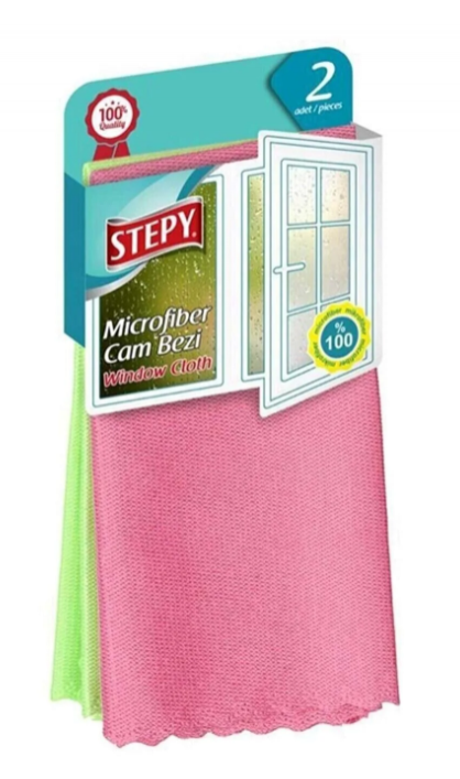STEPY CLOTH MICROFIBER GLASS CLOTH 2 PCS (40*50)*24