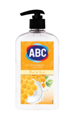 ABC 400 ML LIQUID SOAP HONEY & MILK*12