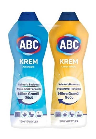 ABC 750 ML LIQUID CREAM 2 PACK LEMON & AMMONIA*10