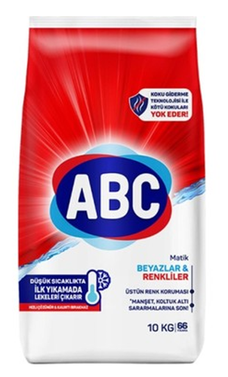 ABC 10 KG MATIC WHITE & COLORS*1