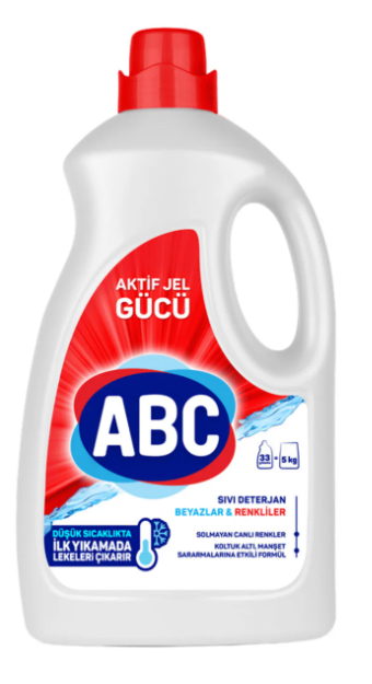 ABC 2.145 LT PERFORMANCE LIQUID LAUNDRY DETERGENT WHITE&COLORED*6