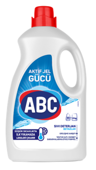 ABC 2.145 LT PER. LIQUID LAUNDRY DETERGENT. WHITES*6