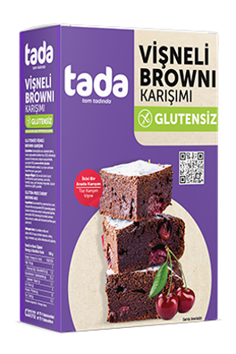 TADA 225 GR GLUTEN-FREE SOUR CHERRY BROWNIE MIX*12
