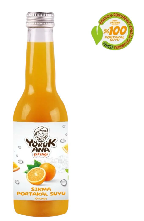 YÖRÜK ANA 250 ML TRADITIONAL 100% ORANGE JUICE*12