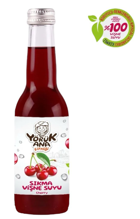 YÖRÜK ANA 250 ML TRADITIONAL 100% SOUR CHERRY JUICE*12