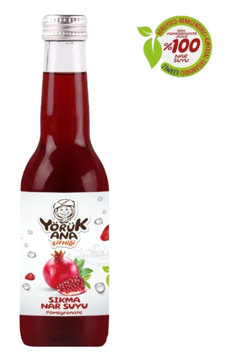 YÖRÜK ANA 250 ML TRADITIONAL 100% POMEGRANATE JUICE*12