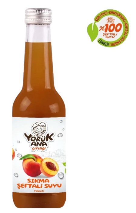 YÖRÜK ANA 250 ML TRADITIONAL 100% PEACH JUICE*12