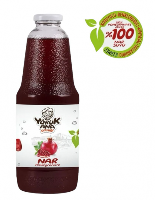 YÖRÜK ANA 1000 ML TRADITIONAL 100% POMEGRANATE JUICE*6