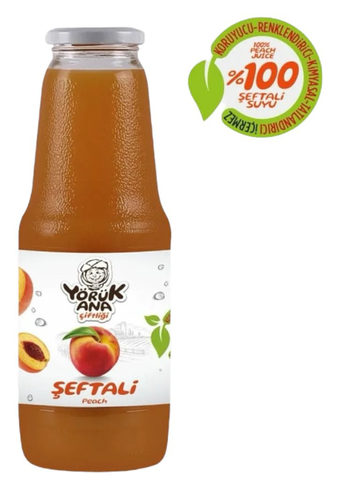 YÖRÜK ANA 1000 ML TRADITIONAL 100% PEACH JUICE*6