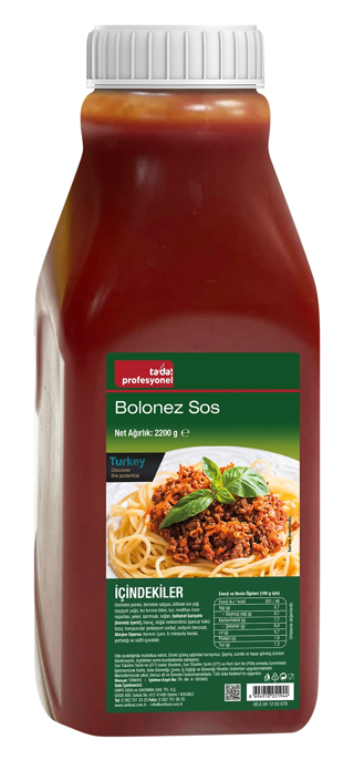 TADA 2100 GR BOLOGNESE SAUCE*6