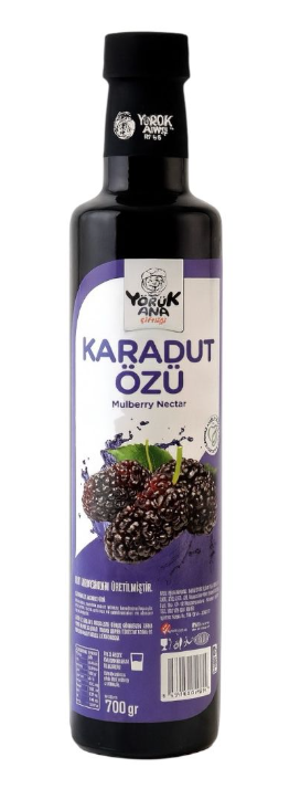 YÖRÜK ANA 700 GR BLACK MULBERRY EXTRACT*12