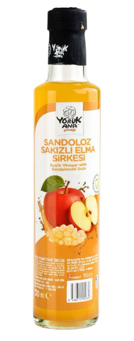 YÖRÜK ANA 500 GR SANDOLOZED GUM APPLE VINEGAR*12