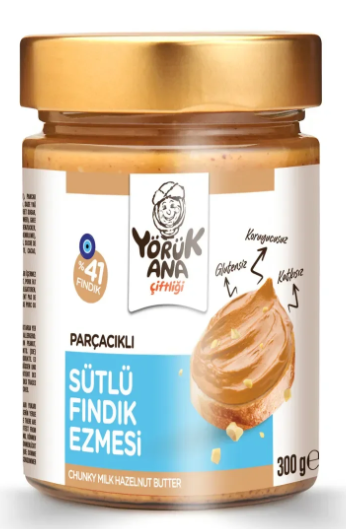 YÖRÜK ANA300 GR MILK 41% HAZELNUT PASTE WITH PARTICLES*6