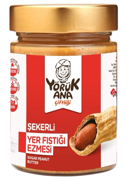 YÖRÜK ANA 300 GR SUGAR PEANUT PASTE*6