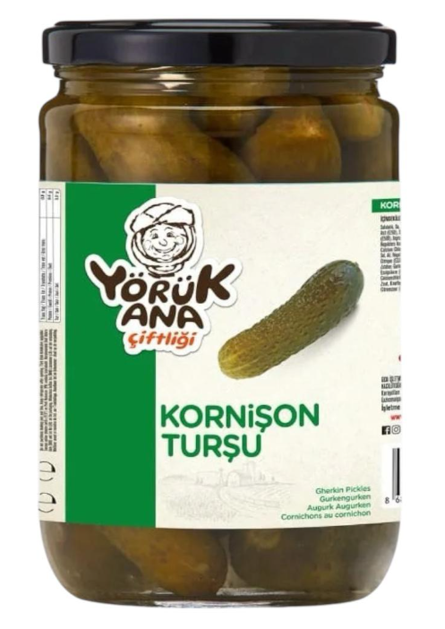 YÖRÜK ANA 625 GR TRADITIONAL GHERCHIN PICKLES*12