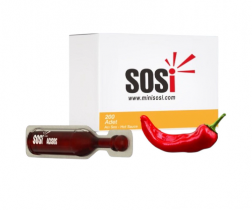 SOSI 10 ML DISPOSABLE HOT SAUCE *200