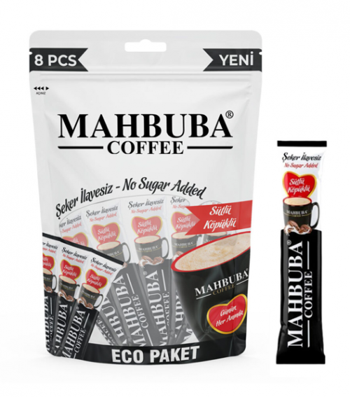 MAHBUBA ECO 2+1 MILK FROZEN COFFEE PACKAGE 8 PCS * 30