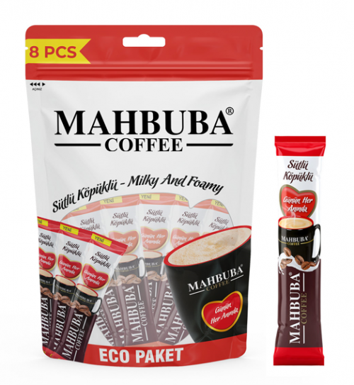 MAHBUBA ECO MILK FROZEN COFFEE PACKAGE 8 PCS * 30