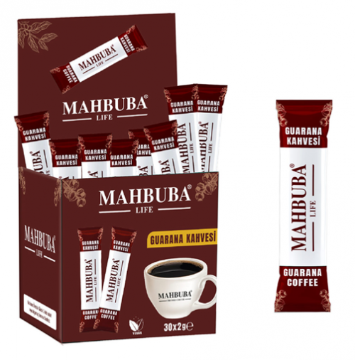 MAHBUBA 2 GR GUARANA COFFEE 30 PCS BOX *12