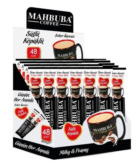 MAHBUBA COFFEE 2+1 MILK FOAM BOX*48
