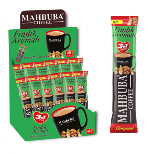 MAHBUBA COFFEE 3+1 HAZELNUT BOX*48