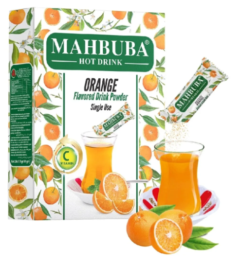 MAHBUBA 1.5 GR HOT DRINK 24 PCS ORANGE*24