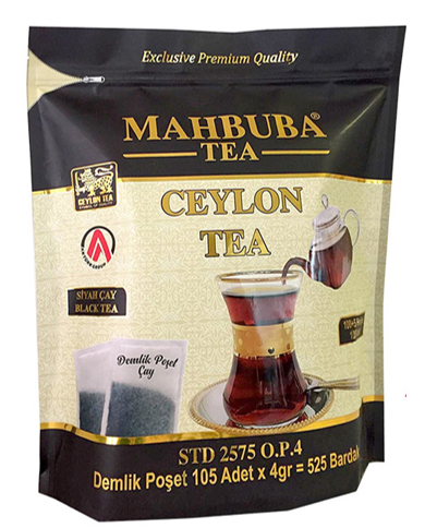 MAHBUBA CEYLAN TEAPOT TEA 420 GR BAGS*4