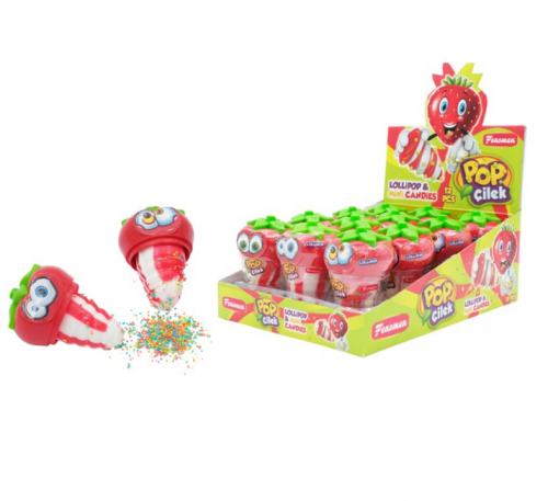 FENOMEN POP ÇİLEK ŞEKER 27 GR*12