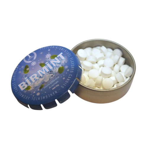 BIRMINT 12 GR MINT & MENTHOL FLAVORED CANDY*12 TIN