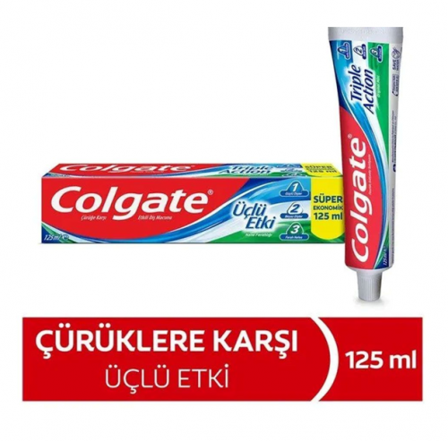 COLGATE 125 ML ÇÜRÜKLERE KARŞI*12